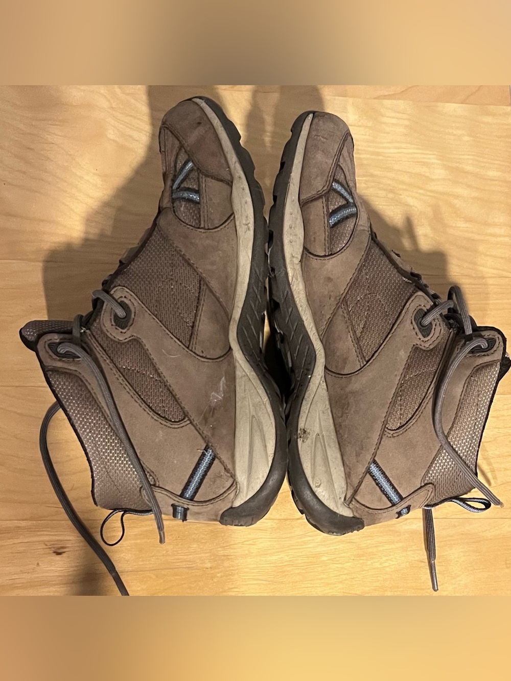 Teva Women Tan Brown Lace-Up Hiking Boots size 7.5 - Picture 4 of 7